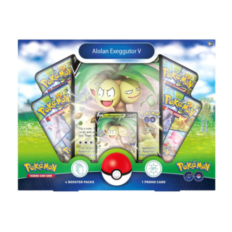 TS1 NOT AVAILABLE Pokemon Go Alolan Exeggutor V Box
