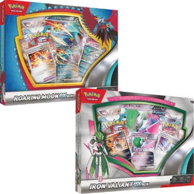 ASM Pokemon TCG Roaring Moon / Iron Valiant EX Box