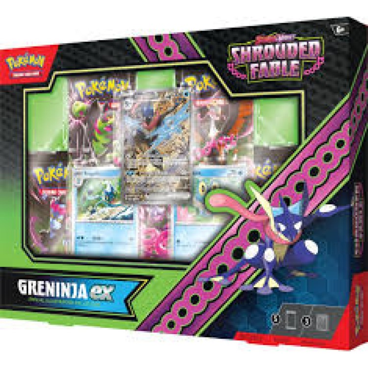 ASM Pokemon TCG Shrouded Fable Greninja / Kingdra Special Illustration Collection Box