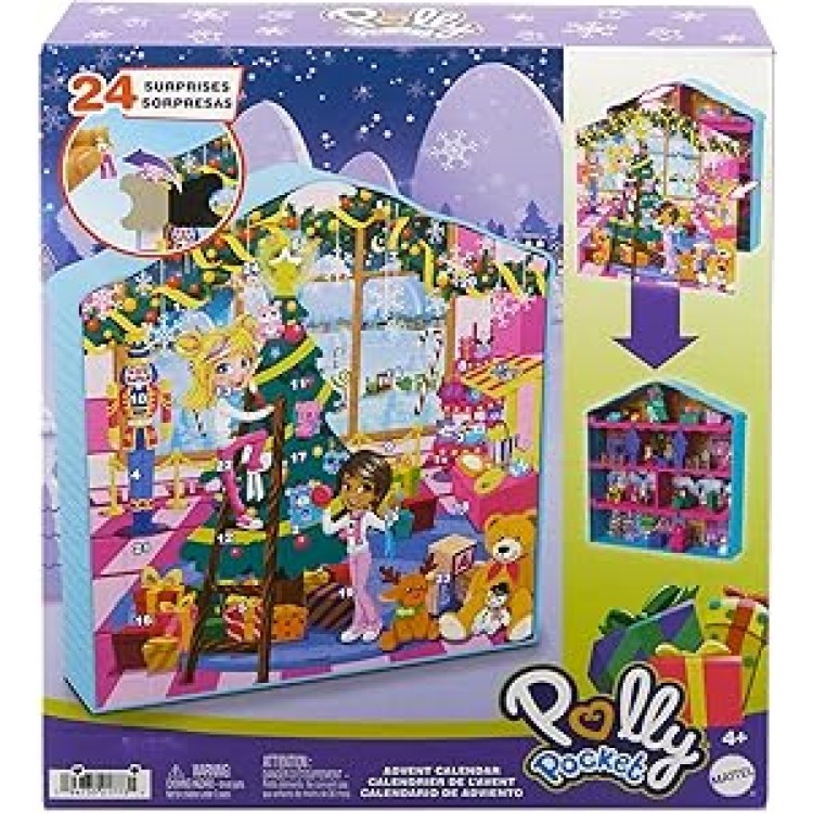 Mattel Polly Pocket Advent Calendar 24 Surprises