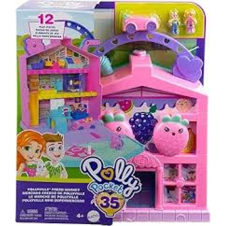 Mattel Polly Pocket Pollyville Fresh Market HRD45