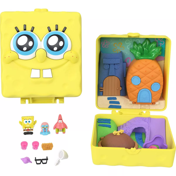 Mattel JKC84 Polly Pocket X Spongebob Squarepants Micro Playset