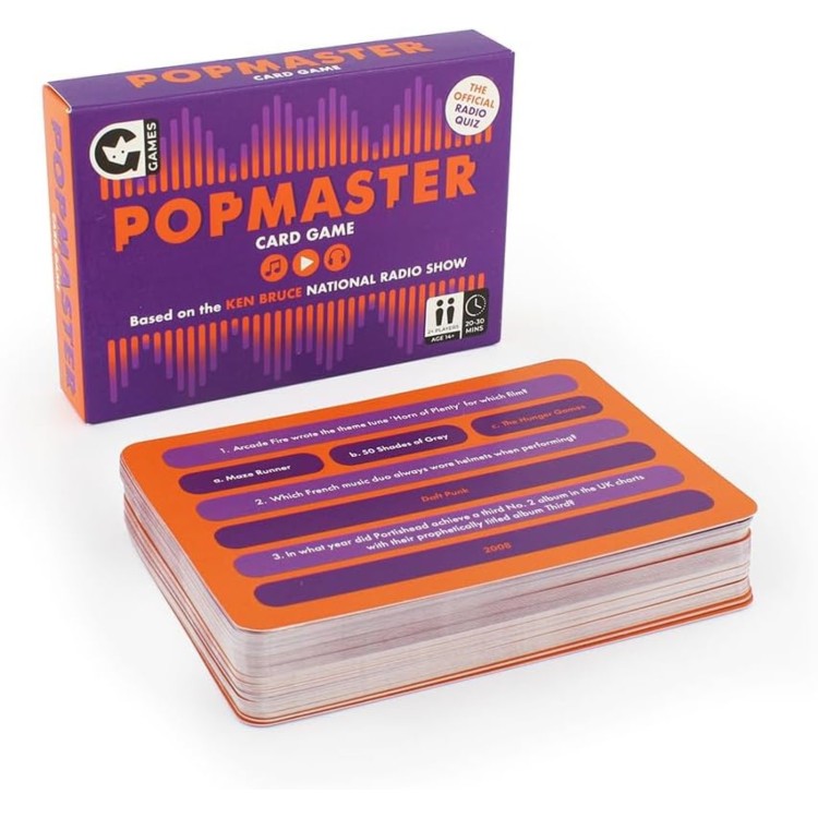 Popmaster Card Game Based On The Ken Bruce National Radio Show