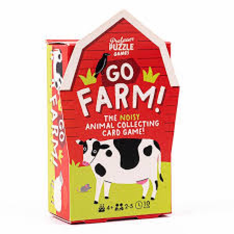 Professor Puzzle Games Go Farm! Card Game