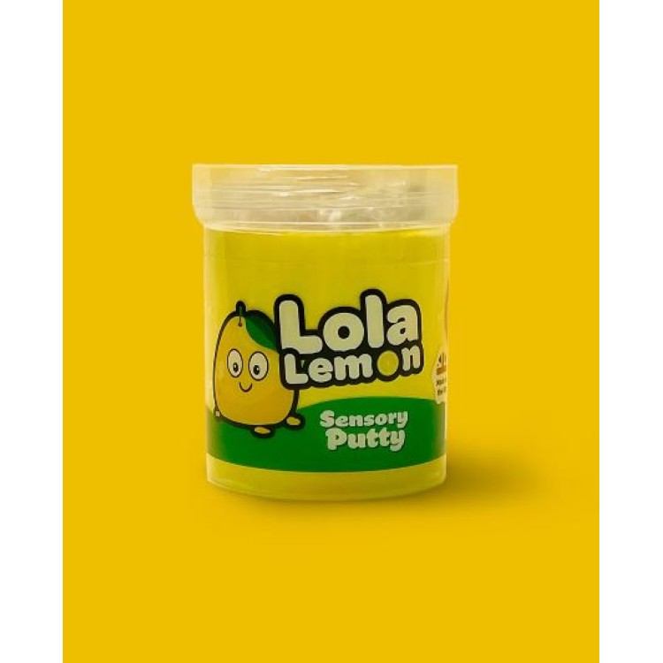 Slime Party Putty Pals Sensory Putty Tub Lola Lemon 