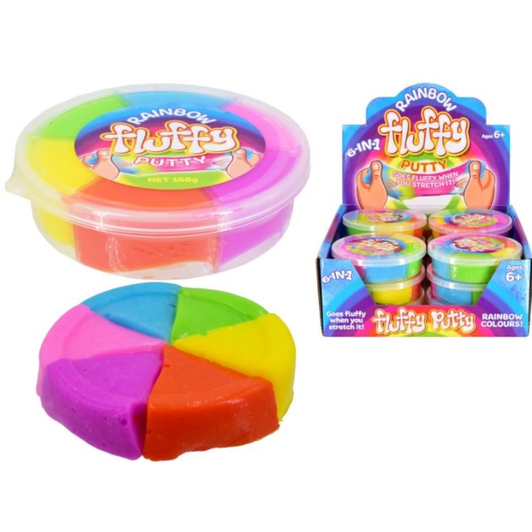 KTL Rainbow 6 in 1 Fluffy Putty TY0133