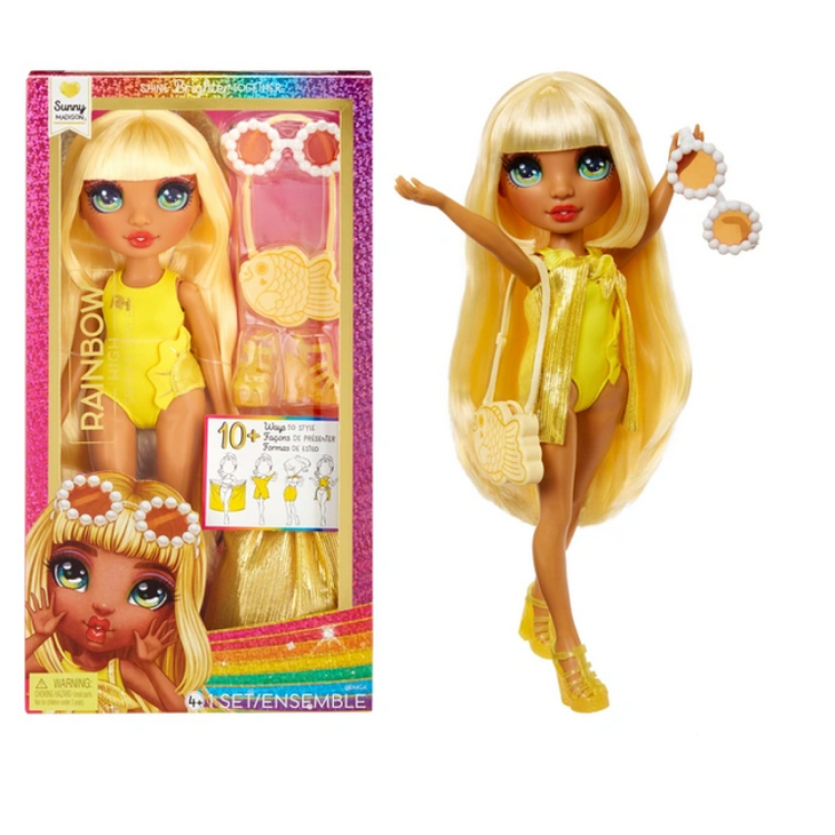 Rainbow High Swim & Style Fasion Doll - Sunny Madison