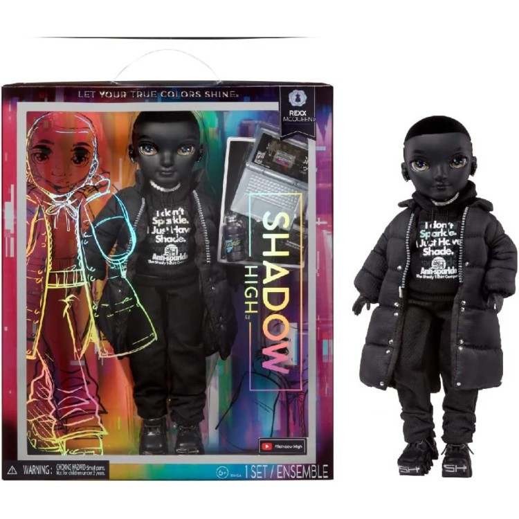 Rainbow High Shadow High Doll S2 - Rexx McQueen