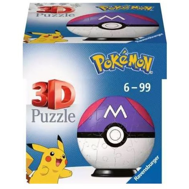 Ravensburger - Pokemon Master Ball 3D Puzzle 55pcs