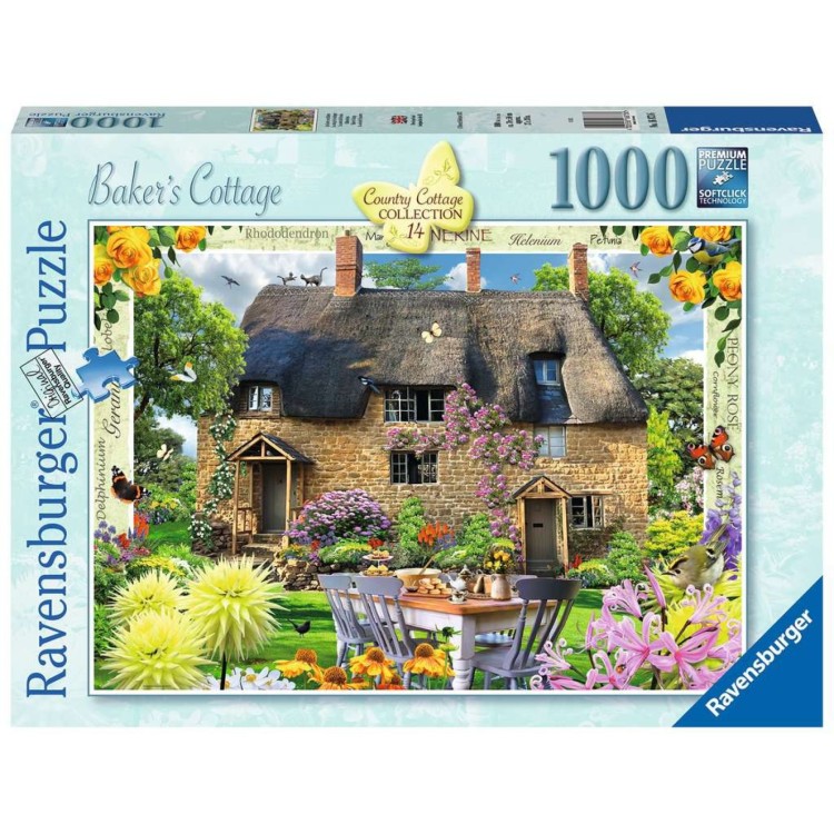 Ravensburger 1000 Piece Puzzle Baker's Cottage 16 873 6