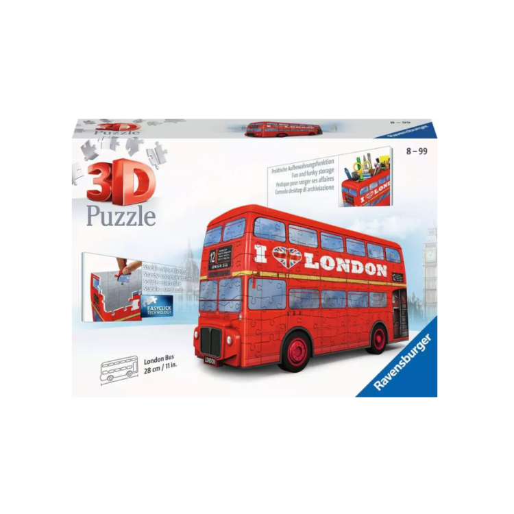 Ravensburger 3D Puzzle - London Bus 216 Pieces 12534