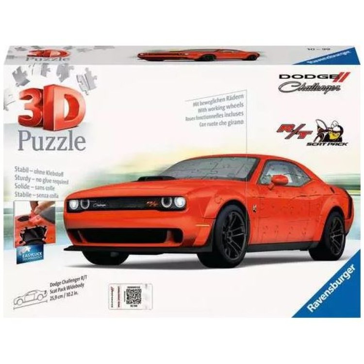 Ravensburger Dodge Challenger 108 Piece 3D Puzzle 11284
