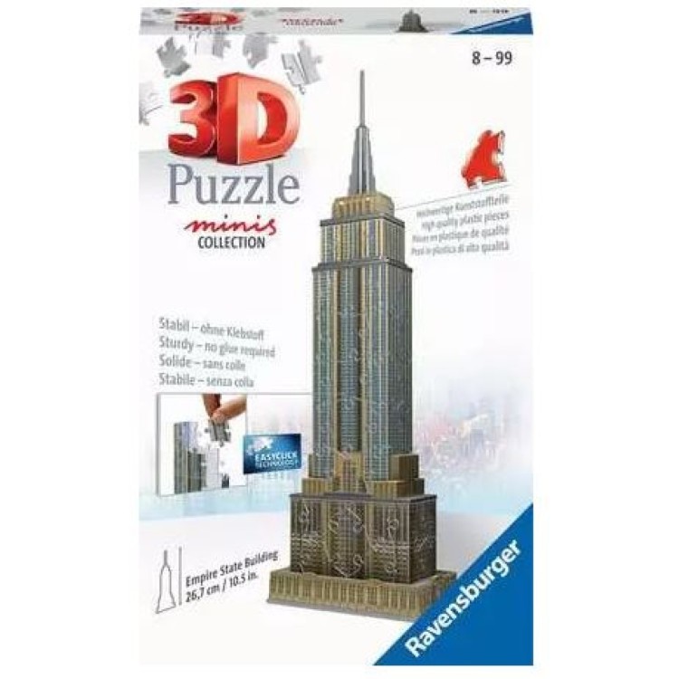 Ravensburger Minis Collection Empire State Building 54 3D Piece Puzzle 11271