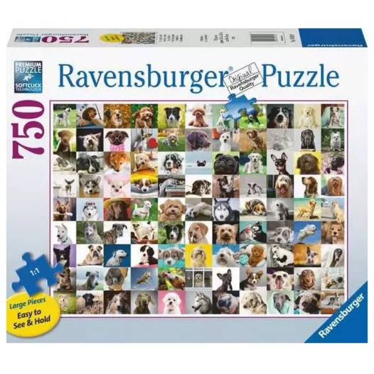 Ravensburger 99 Loveable Dogs 750 Piece Puzzle 16939