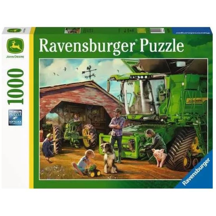 Ravensburger John Deere Then & Now 1000 Piece Puzzle 16839