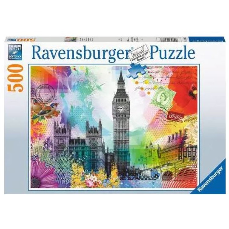 Ravensburger London Postcard 500 Piece Puzzle 16986
