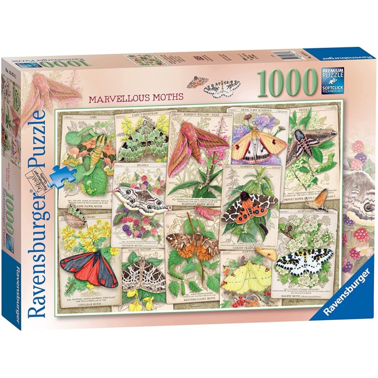 Ravensburger Marvellous Moths 1000 piece puzzle 16 874 3