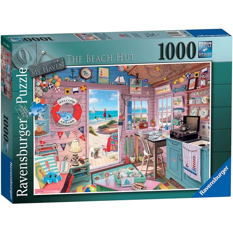Ravensburger My Haven no.7 The Beach Hut 1000 piece puzzle 15 000 7