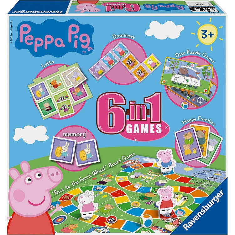 Ravensburger Peppa Pig 6-in-1 Games