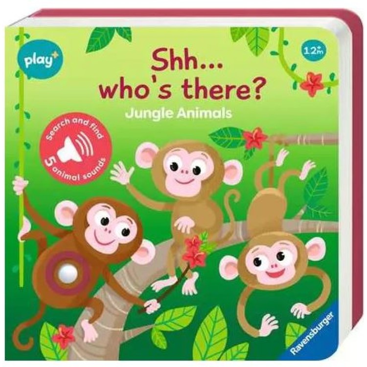 Ravensburger Play+ Shh... Who's There? Jungle Animals Book