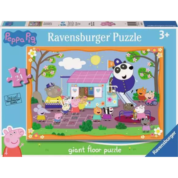 Ravensburger Puzzle Peppa Pigs Club House Giant 24 Piece Floor Puzzle 03141