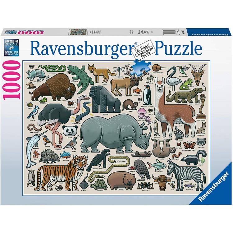 Ravensburger You Wild Animal 1000 Piece Puzzle 16 807 1