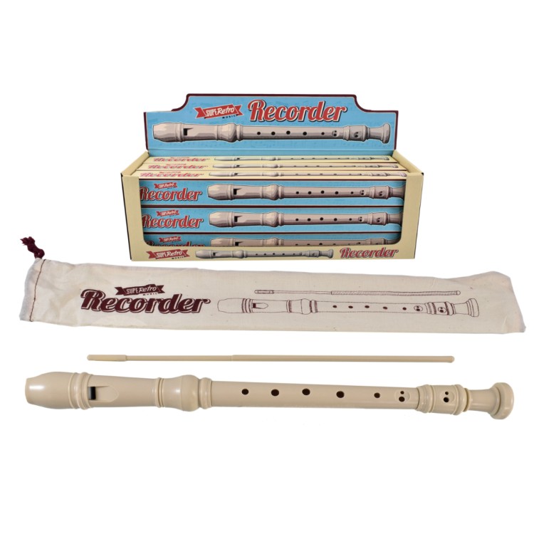 KTL Retro Recorder Musical Instrument In Colour Box TY2174
