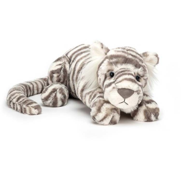 Jellycat Sacha Snow Tiger Little SAC4TN