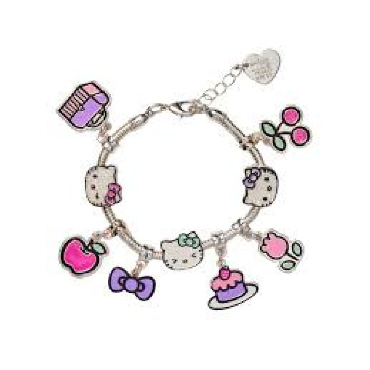 STL Sanrio Hello Kitty Bracelet & Charms Set 5pcs