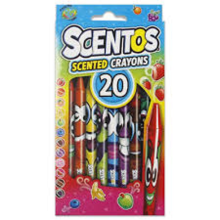 DKB Scentos 20 Scented Crayons Set