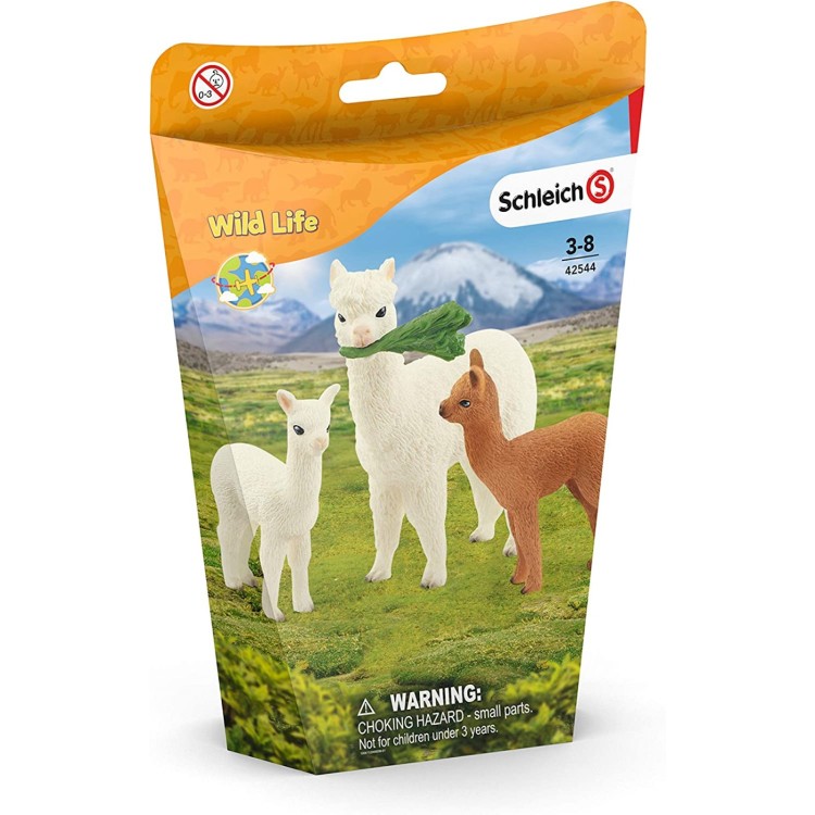 Schleich 42544 Wild Life Alpaca Set