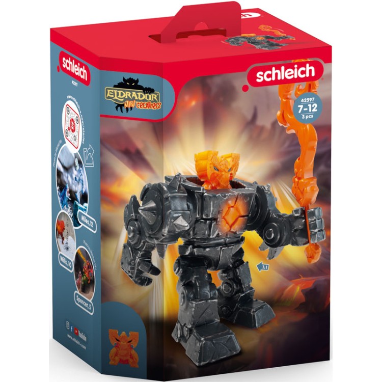 Schleich 42597 Eldrador Creature Shadow Lava Robot 