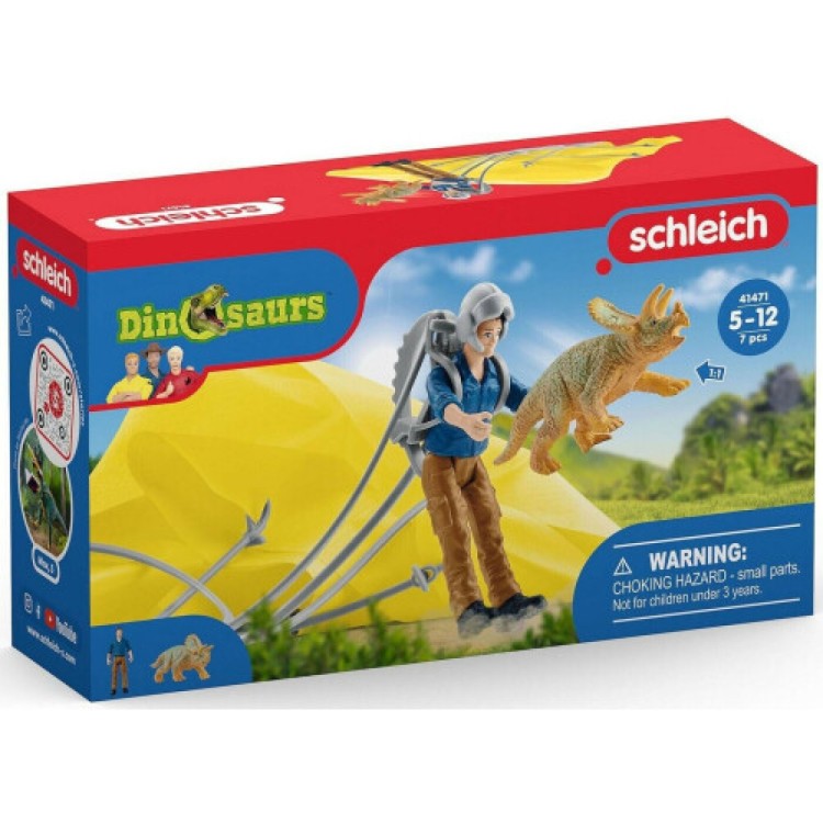 Schleich Dinosaurs 41471 Parachute Rescue