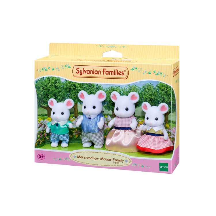 Sylvanian Families Marshmallow Mouse Family 5308