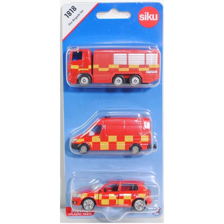 Siku 1818 Fire Brigade Vehicle Set 1:87