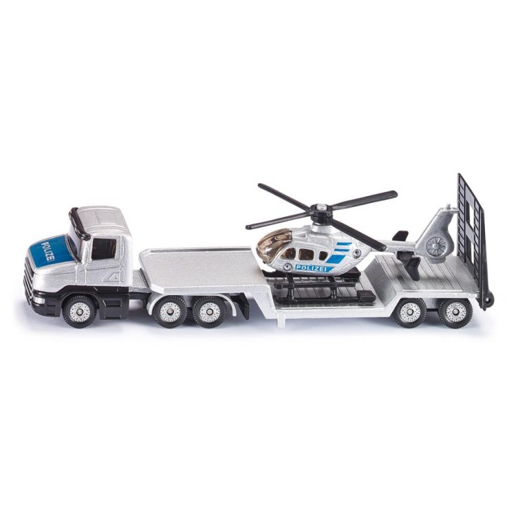 Siku 1610 Low Loader With Helicopter 1:87