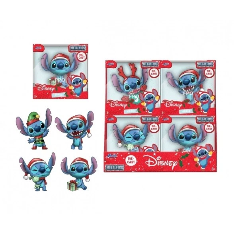 Simba Jada Metalfigs die-cast Disney Stitch Christmas assorted