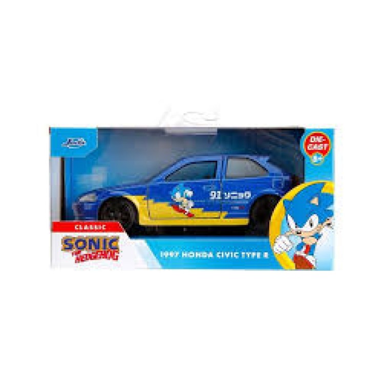 Simba Jada Sonic The Hedgehog 1997 Honda Civic Type R Die-Cast Car