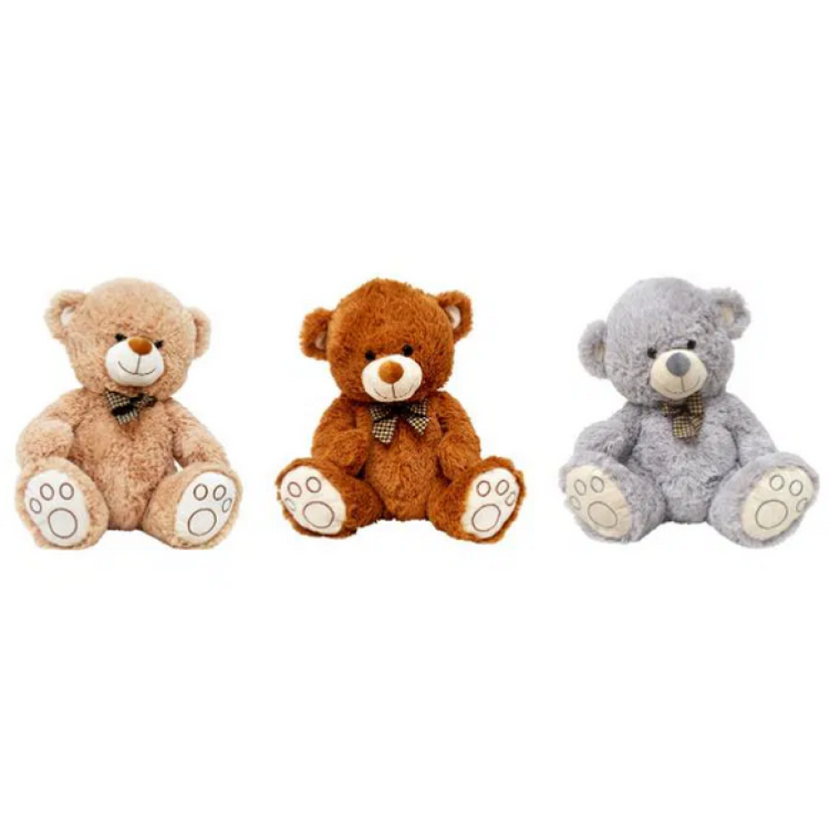 43cm Peterkin Sitting Bear Plush (Assorted Colours - One Supplied)