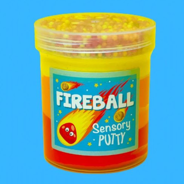 Slime Party Sensory Putty Tub - Fireball