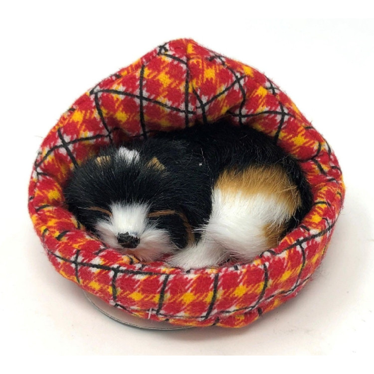 KTL Small Dog In Basket Assorted TY9195