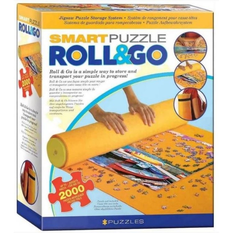 Smart Puzzle Roll & Go Store and Transport Your Puzzle In Progress!
