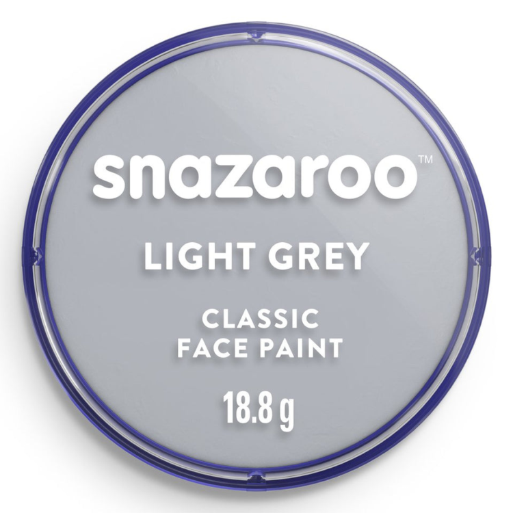 Snazaroo Classic Face Paint Light Grey Gray