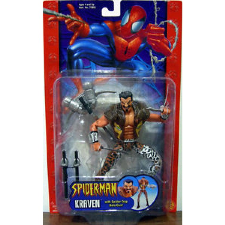 Spiderman Kraven with spider-Trap Bolo Gun