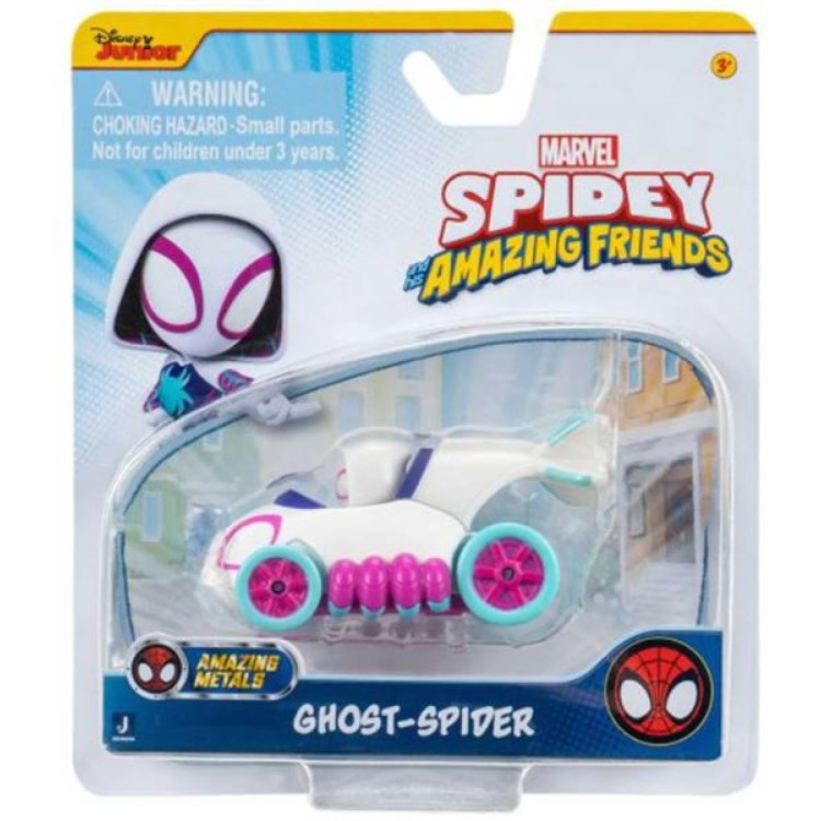 Spidey And His Amazing Friends Amazing Metals Die Cast Vehicle - Ghost Spider