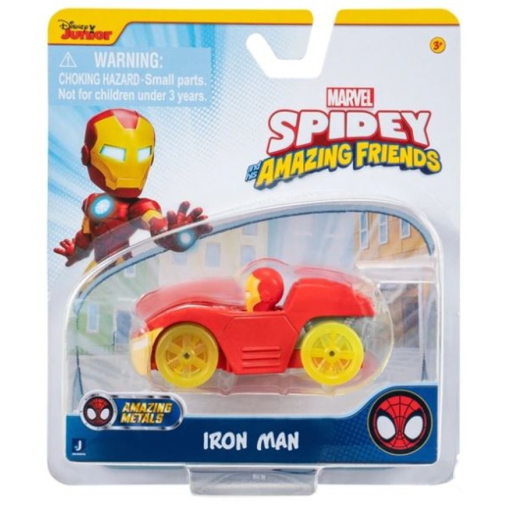 Spidey And His Amazing Friends Amazing Metals Die Cast Vehicle - Iron Man