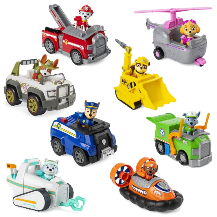 SPM Paw Patrol Pup Figure & Vehicle Assortment