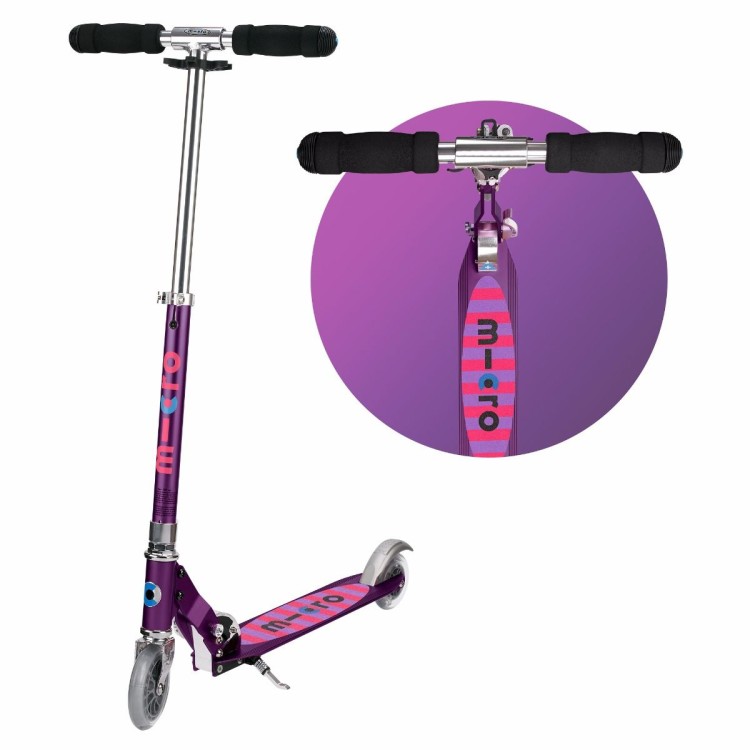 Sprite Micro Scooter Purple Stripe SA0182