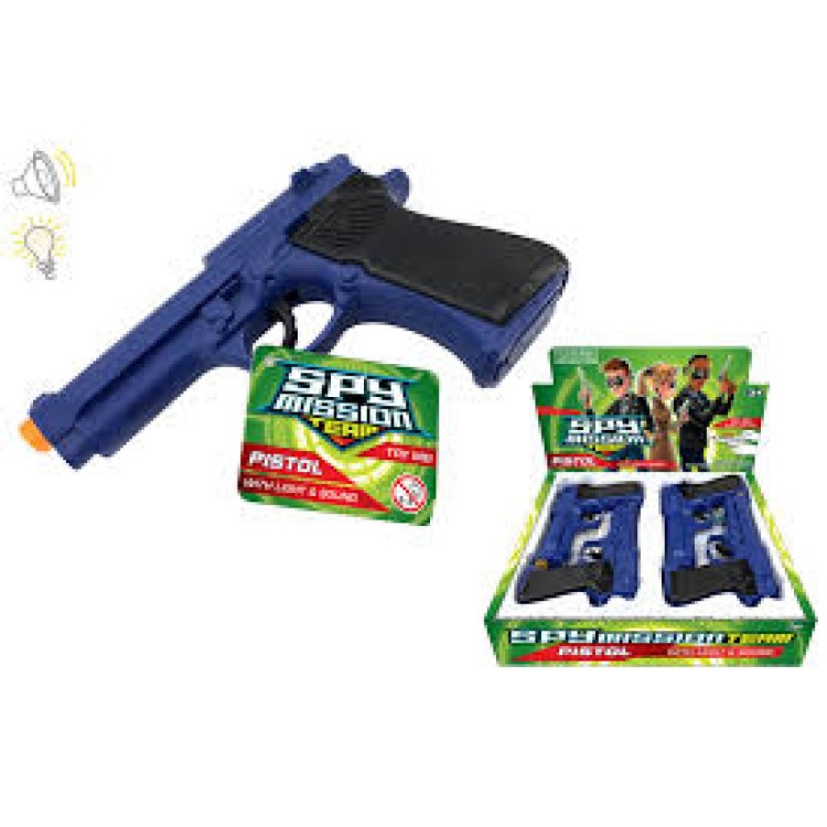 KTL Spy Mission Team Pistol With Light and Sound TY3877