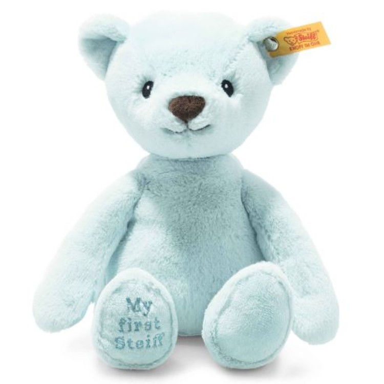 Steiff Soft Cuddly Friends My First Teddy Bear Blue 26cm 242144
